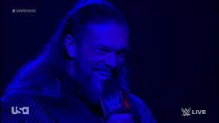 Edge Heel Theme Entrance   Promo - WWE Raw 3/14/22 (Full Segment)