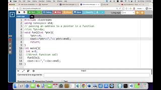 cpp passing an address to a pointer in a function 28 3 26