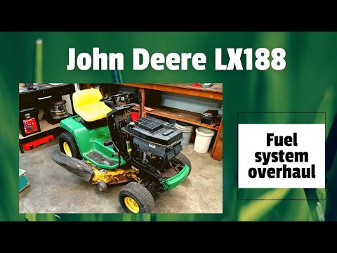 Free To Start John Deere LX188 Lawn Tractor Fuel System Overhaul (Bad Market Carb!)