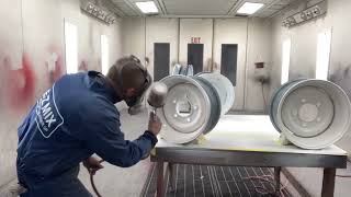 Como Pintar Rines De Autos Fácilmente How To Spray Rims Easy