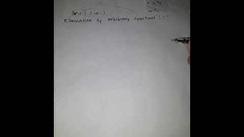 Elimination of arbitrary constant . ysinx - xy^2 = c