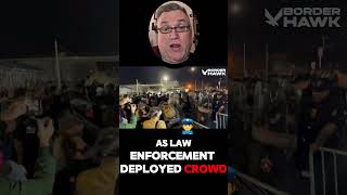 Chaos erupts just across the river as New Jersey State Police clash with activists outside