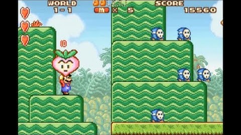 Super Mario Bros. 2 (GBA) - World 1-1