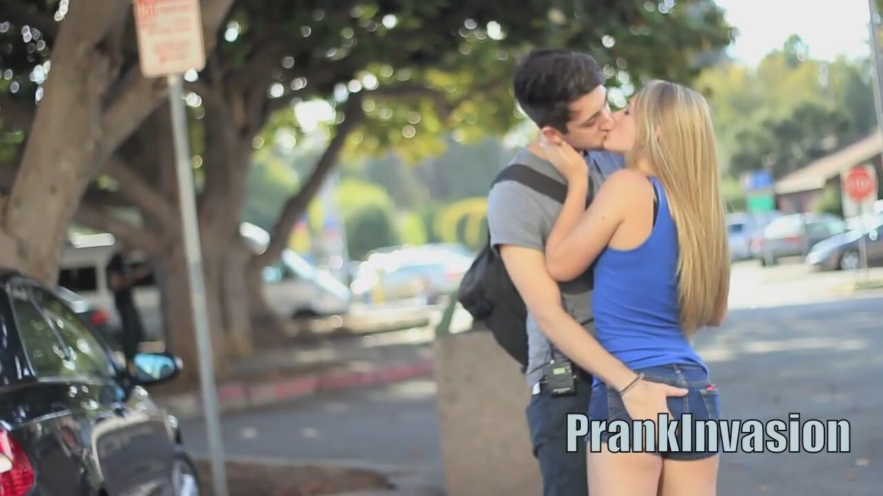 Kissing Prank Staring Contest Youtube