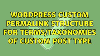 Wordpress: Custom Permalink Structure for terms/taxonomies of custom post type