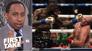 Tyson Fury was the superior boxer vs. Deontay Wilder- Stephen A. | First Take