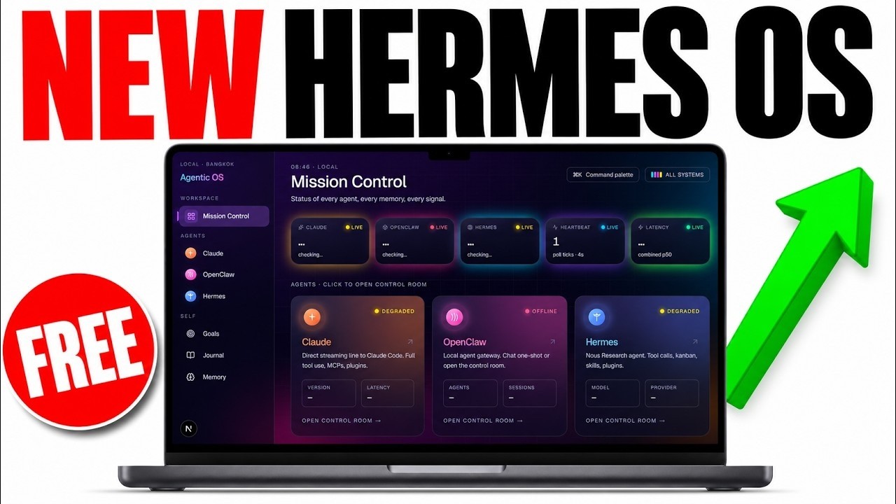 NEW NotebookLM + Hermes Agent OS is INSANE!