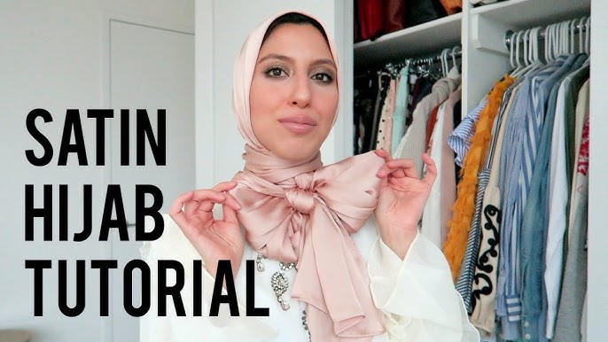 How I Style Silk Square Scarves, Hijab Tutorial