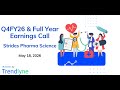 Strides Pharma Science Earnings Call for Q4FY26 &amp; Full Year