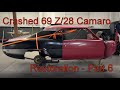 Garnet Red 69 Camaro Z/28 - Crashed but not Dead - Part 6   Body Panel Replacement Continued.