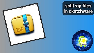 create split zip files in sketchware | zip4j library