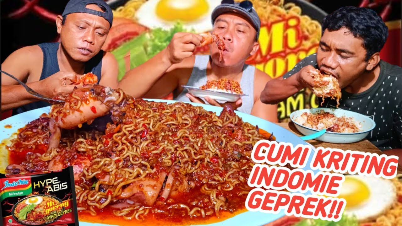 KALAP LUDES!CUMI KRITING INDOMIE GEPREK PEDAS M4MPUS!!