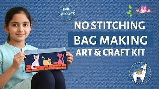No Sew Denim Purse Craft Kit Easy Bag Making Fashion Toy For Girls 8 To 12 Crafts screenshot 1