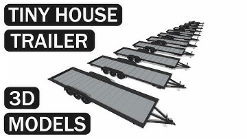 Iron Eagle Tiny House Trailers in SketchUp
