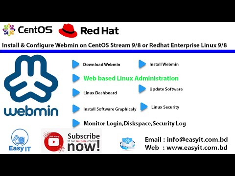 Install Webmin on CentOS Stream/Redhat Enterprise Linux 9/8/7 | Easy Solution