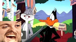 Forsen reacts to Looney Tunes: Back in Action (2003) - Bugs Bunny vs. Daffy Duck Scene (1/9)