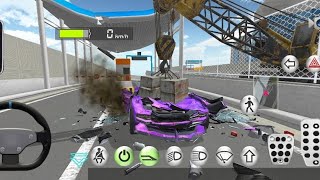 NEW  CAR 🚗DESTROYED 😱BY CRANE 🏗|   3D-DRIVING-CLASS-2 | NEW-GAME-2026  screenshot 4
