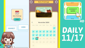 Connect Word Daily Challenge November 17 Answers Walkthrough