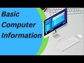 Basic computer system information