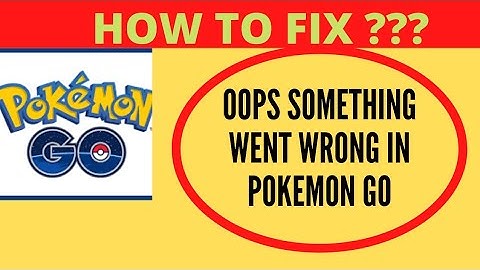 How To Fix Pokemon Go Apps Oops Something Went Wrong Error Please Try Again Later Problem || FING 24