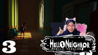 Udin kabuuur dari rumah pak kumis J4H4T | #3 Hello Neighbor Mobile Game Android iOs Seru screenshot 4
