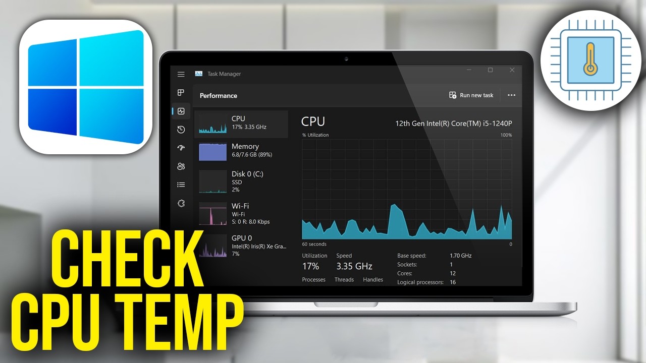 How To Check CPU Temperature On Windows 11,10 - YouTube