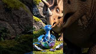 Dino and the Magic Egg 🦖🥚 | Funny Dinosaur Kids Story | 3D Animation #shortsfeed #usa #shortsviral