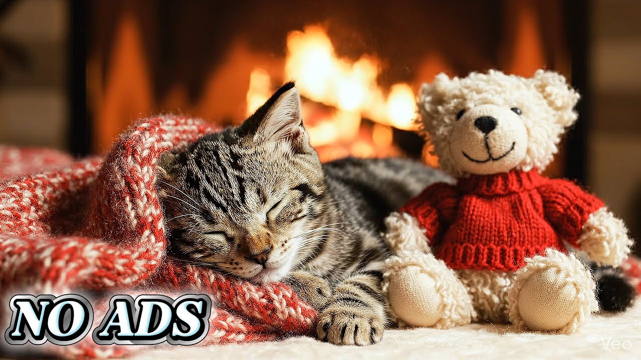 Relaxing Music for Cats 😻 Gentle Sounds for Anxiety Relief and Peaceful Sleep