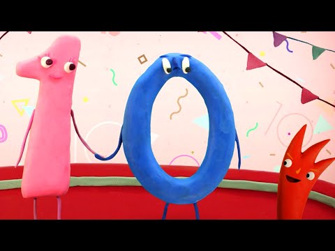 Изучаем циферки ✨ Десятка ✨ Пластилинки ✨ Toons Academy – Развивающие мультики для малышей