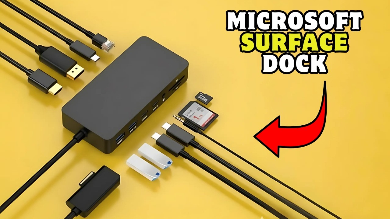 Surface Dock, Surface Docking Station, Microsoft Surface Triple 