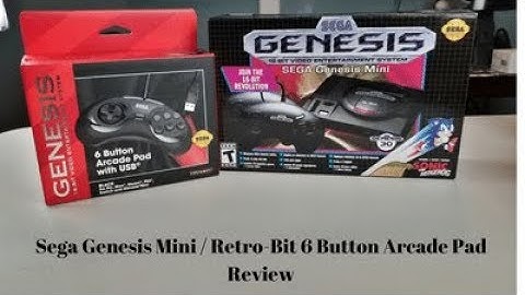Sega Genesis Mini / Retro Bit 6 Button USB Arcade Pad Review