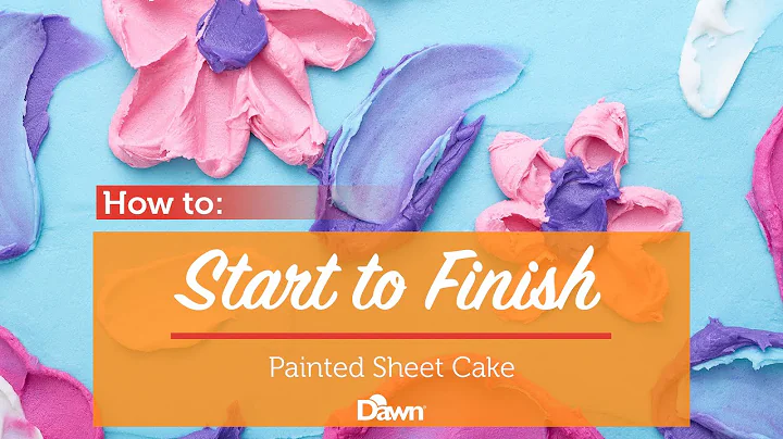 How To: Painted Sheet Cake