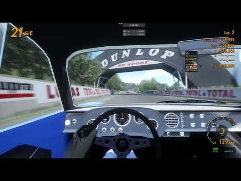 LeMans - 100 years of history - 1963 / Alpine M63 ( f ) onboard