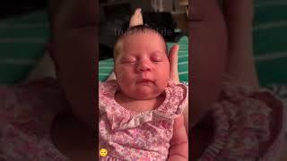 hi baby girl ❤️ true MomLife 🥳#truemomlife 😅