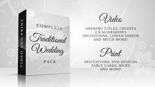 Complete Traditional Wedding Pack -- After Effects Template