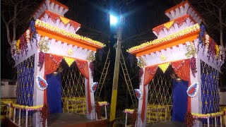 Mandap Decoration Ideapandal Decoration Tutorialpuja Mandop Design Idea