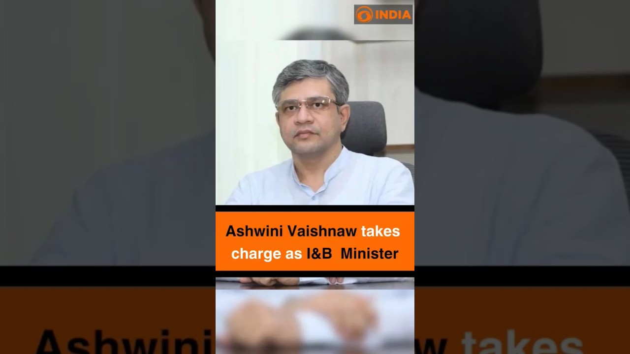 Ashwini Vaishnaw takes charge as Information and Broadcasting Minister