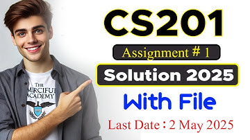 CS201 Assignment 1 Solution 2025 | Full Explanation | The Merciful Academy