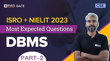 Meest verwachte DBMS-vragen (deel 2) | Computerwetenschappen | ISRO+NIELIT 2023 |BYJU