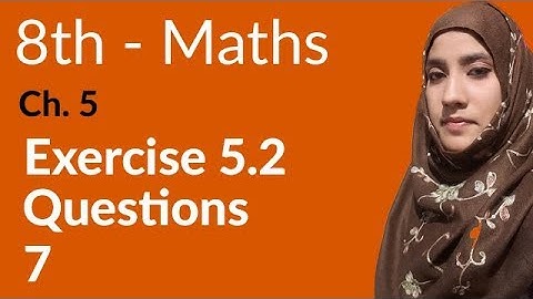 8th Class Math, Polynomials Ex 5.2 Q no 7 - 8th Class Maths Punjab Text Book Board