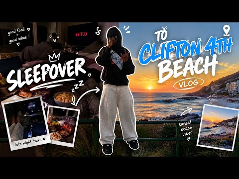 Sleepover TO Clifton 4th beach🔥🏖