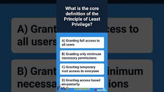 What is the core definition of the Principle of Least Privilege?#IAM