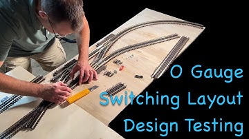 Testing O Gauge Switching Layout Design plus MTH Premier Boxcars