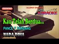 KAU TELAH BERDUA ll KARAOKE NOSTALGIA ll PANCE F PONDAAG ll NADA PRIA F=DO