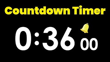 36 Minute Countdown Timer with Alarm #timerstore #36m #countdown