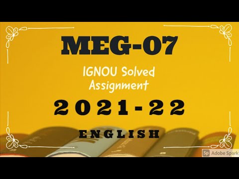meg 7 solved assignment 2021 22