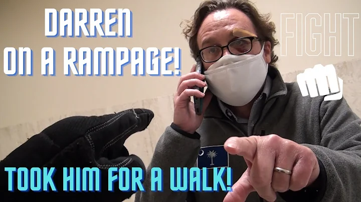 Taking My Puppy Darren For A Walk! First Amendment...