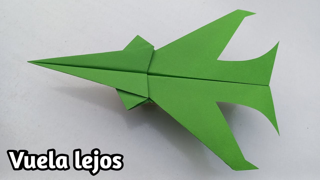 Cómo Hacer un Avión de Papel que Vuela Mucho | Aviones de Papel