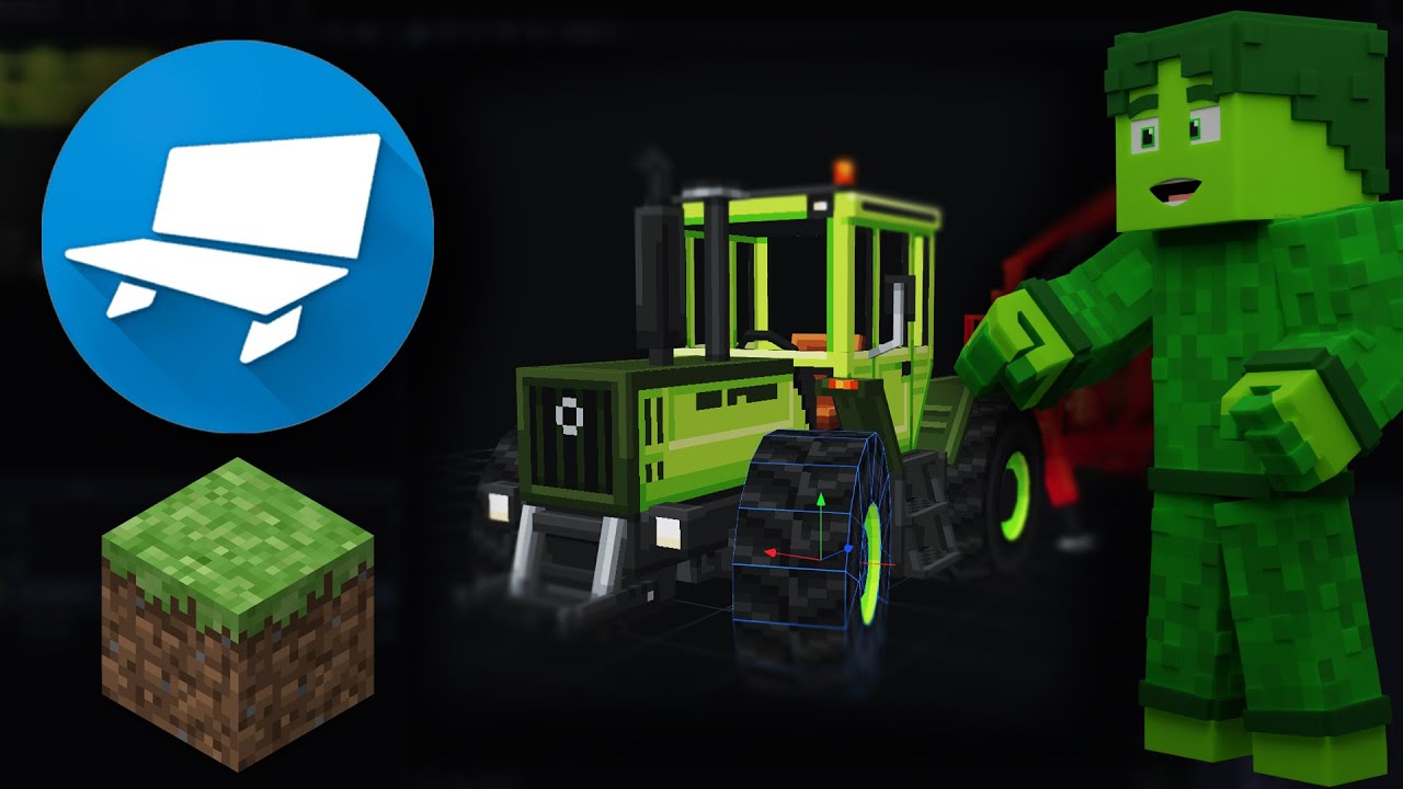 Minecraft 3d Models erstellen mit Blockbench YouTube