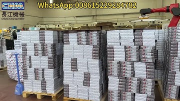 Ligne de production de papier A4 automatique CHM en fonctionnement, Machine de dé coupe de format A4